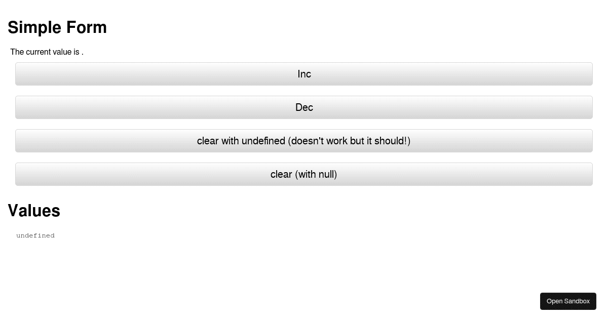 Redux Form - Simple Example - Codesandbox