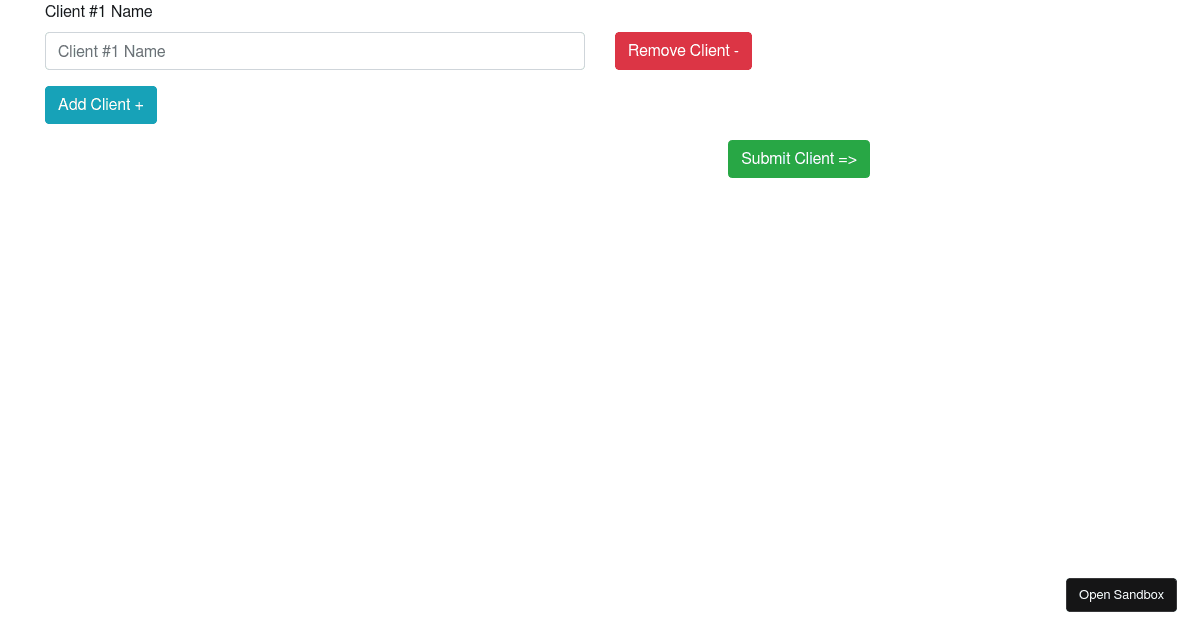 reactrepeaterformfields Codesandbox