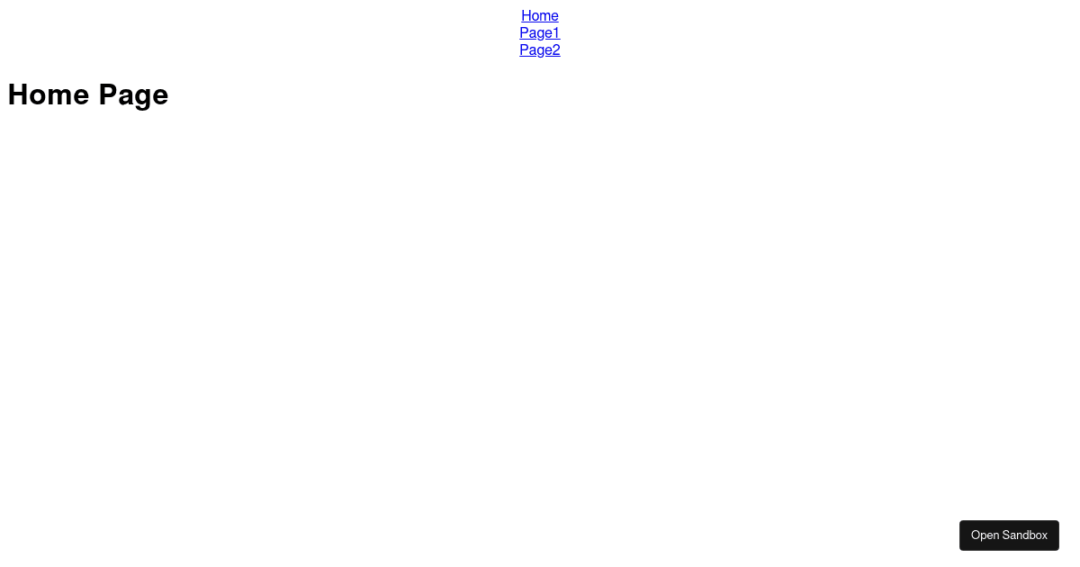 react - Codesandbox