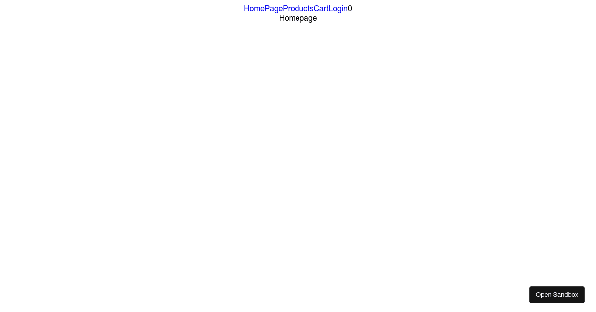 ecomm - Codesandbox