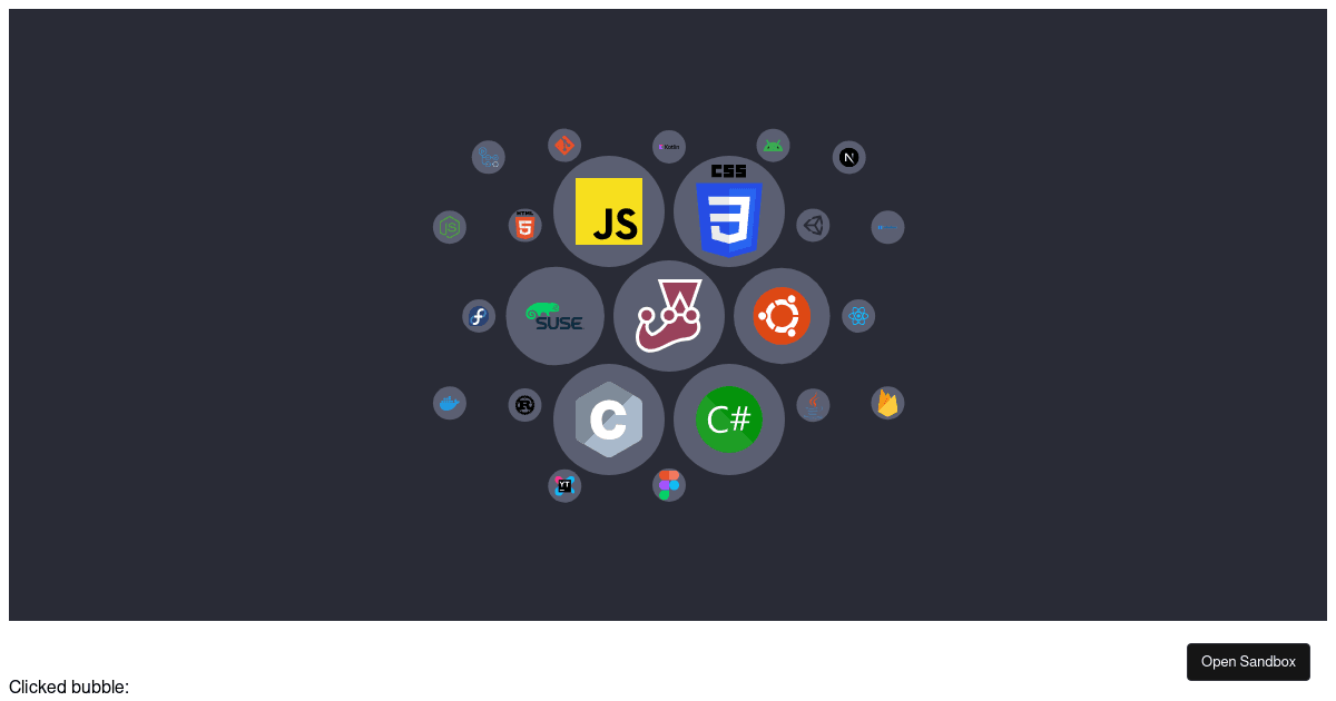 bubble-UI (forked) - Codesandbox