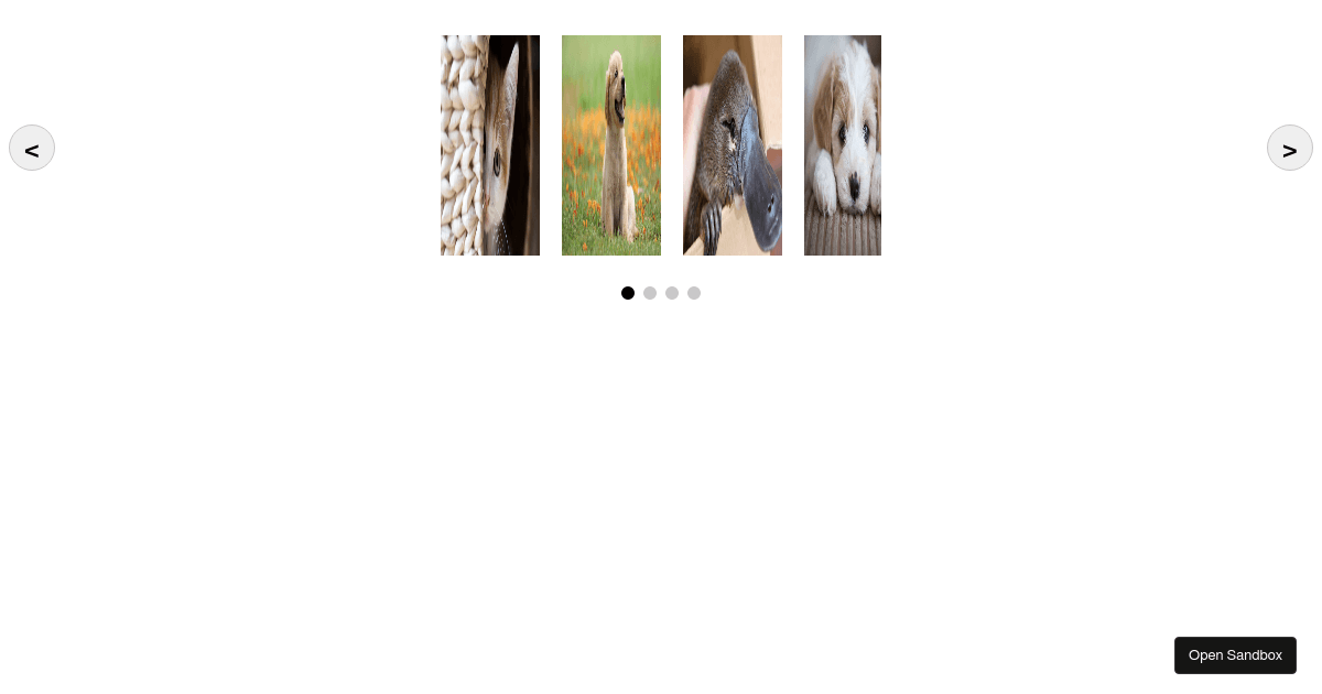 React Slim Carousel Example (forked) - Codesandbox