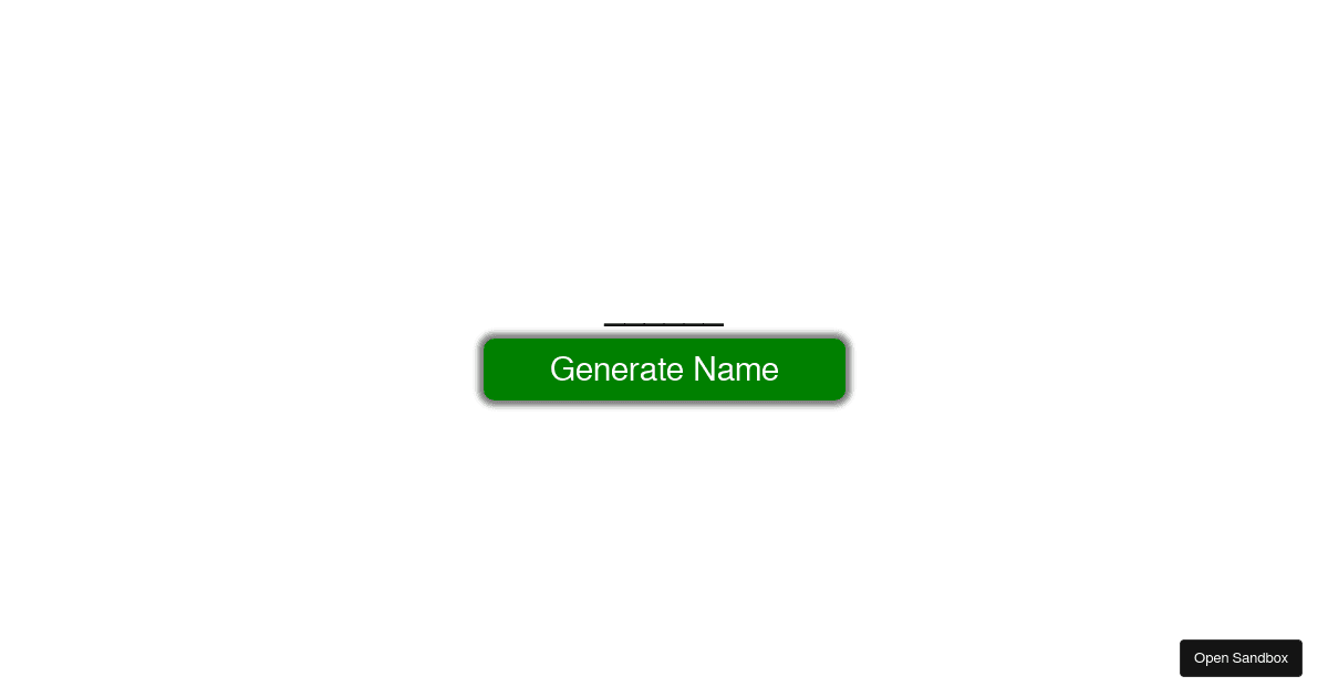 react-random-name-generator-codesandbox