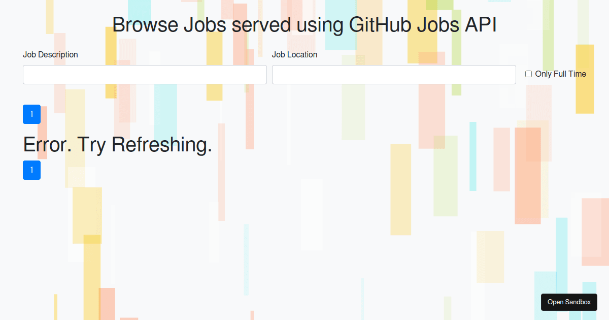 github-jobs-api-app - Codesandbox