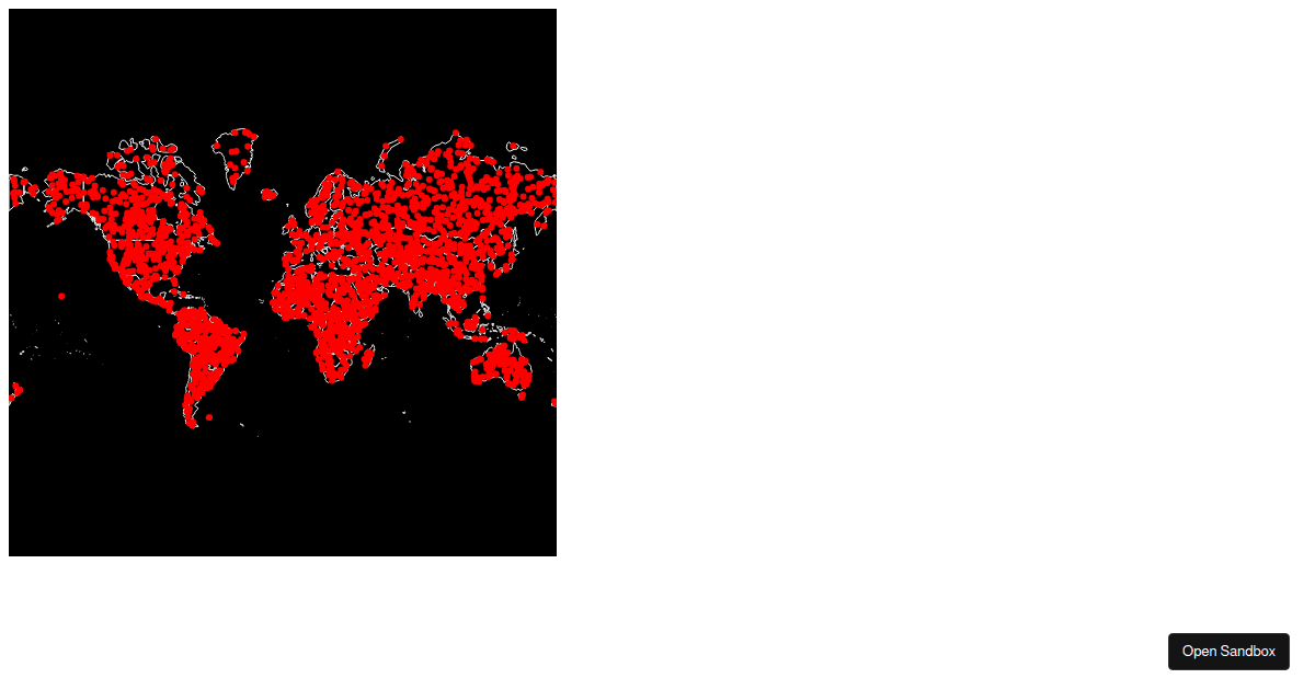 Simple D3.js World Map - Codesandbox