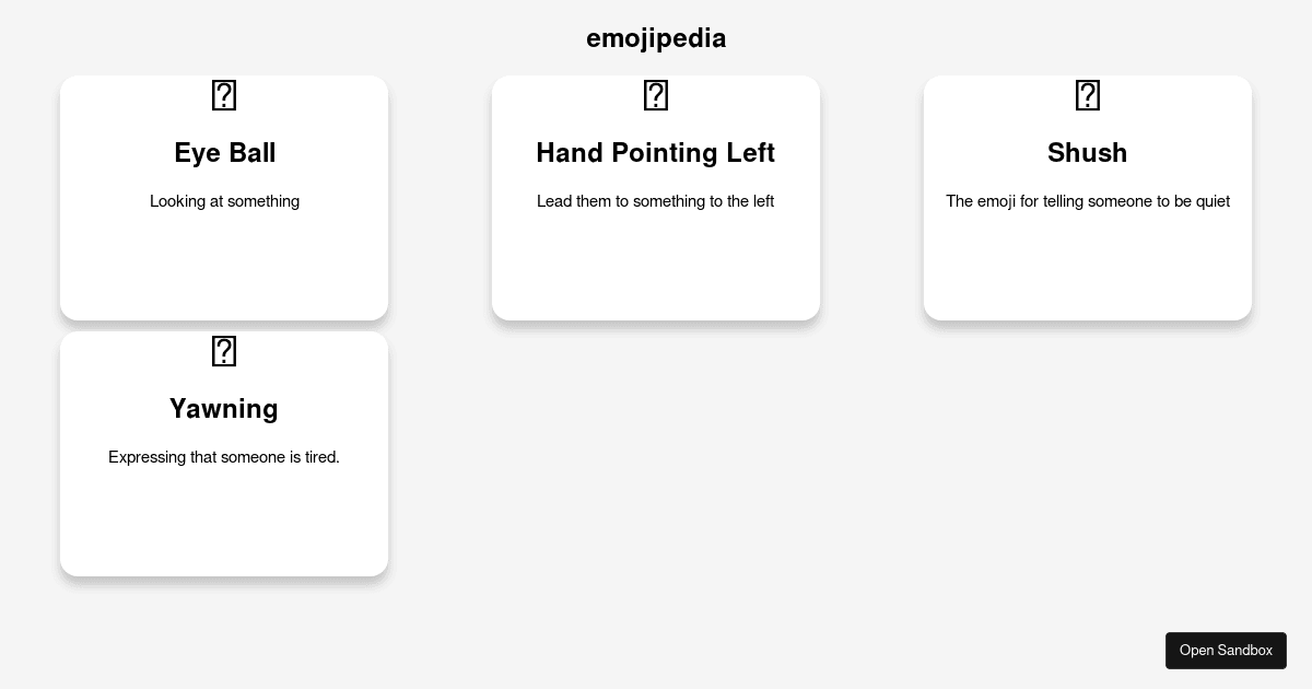 react - Codesandbox