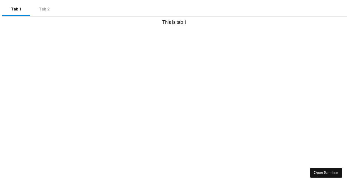 React Tabs - Composition - Codesandbox