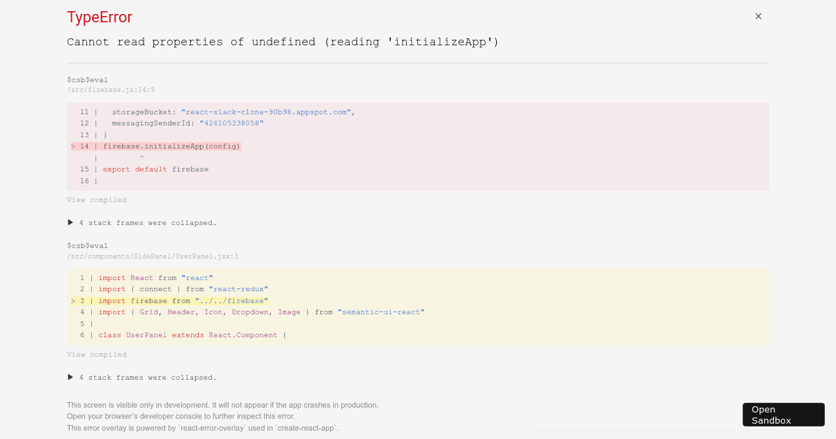 slack - Codesandbox