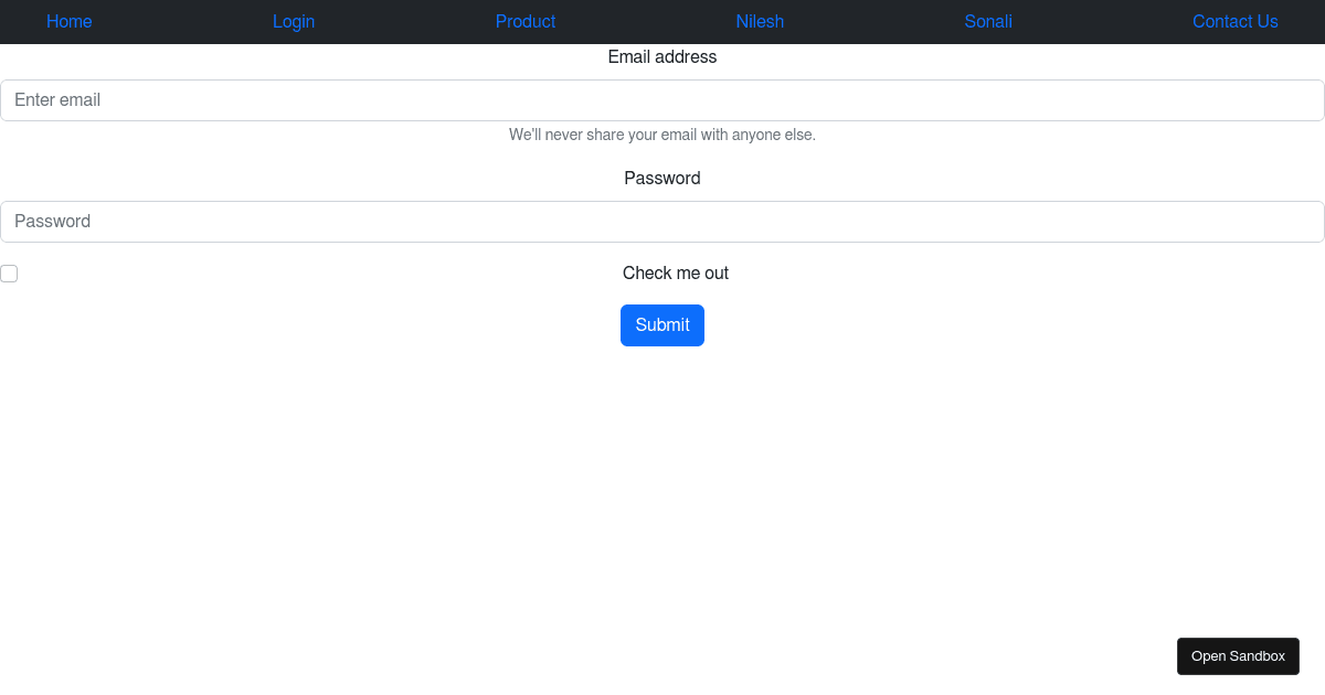 router - Codesandbox