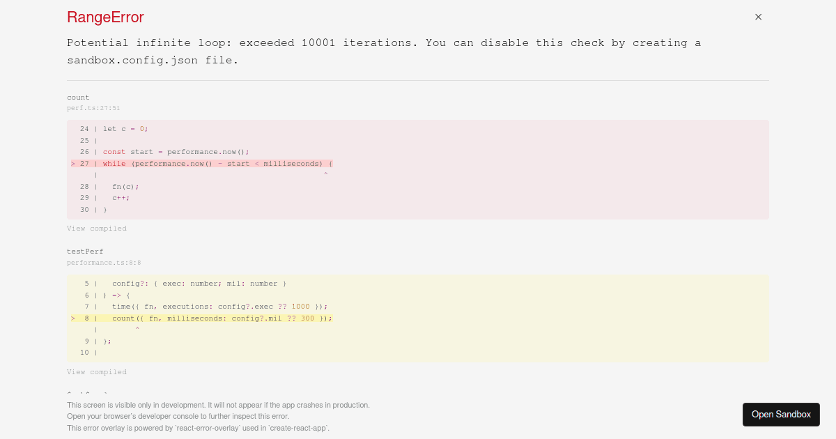 Highlighter - Perf - Codesandbox