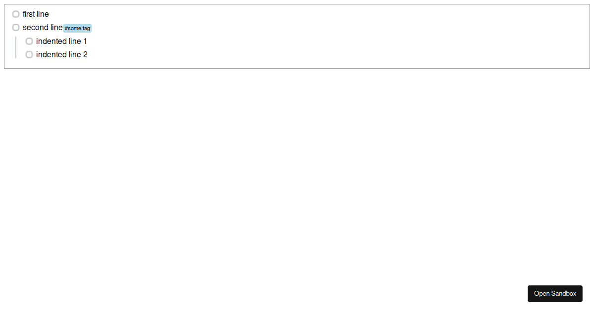 Slate list style with tags rendering - Codesandbox