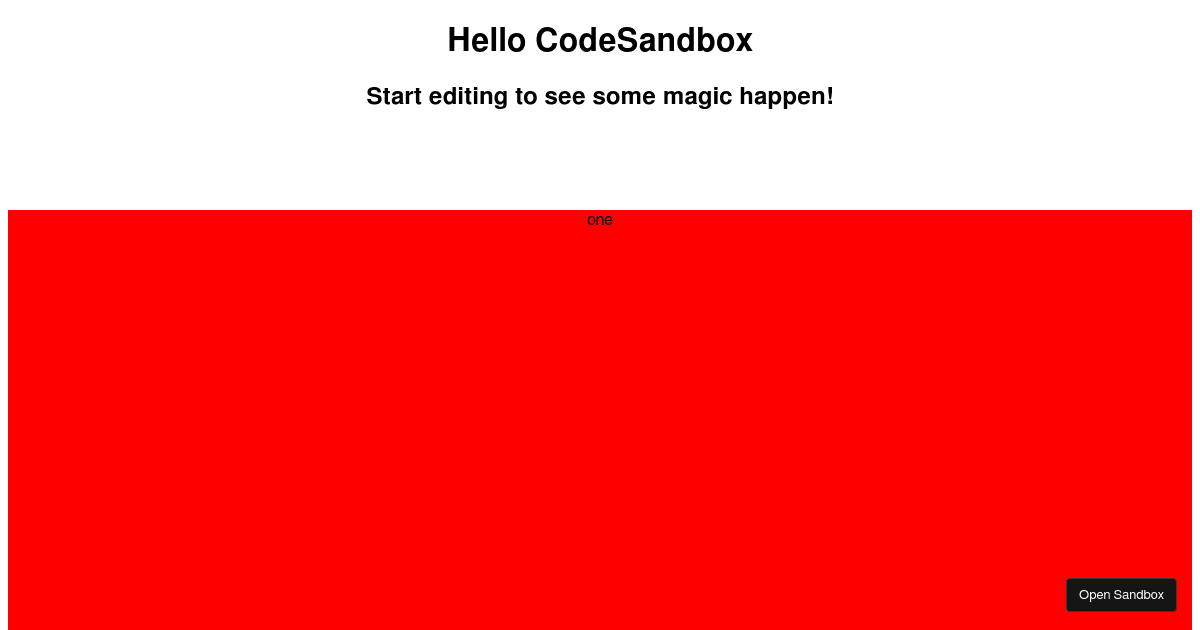 React Intersectional Observer Update URL and History - Codesandbox