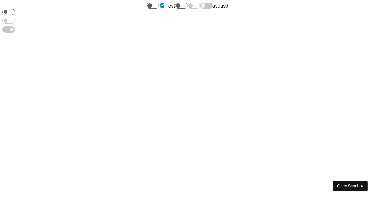 Old Switch Component - Codesandbox