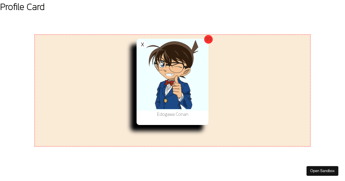 Lab 01 Profile Card - Codesandbox