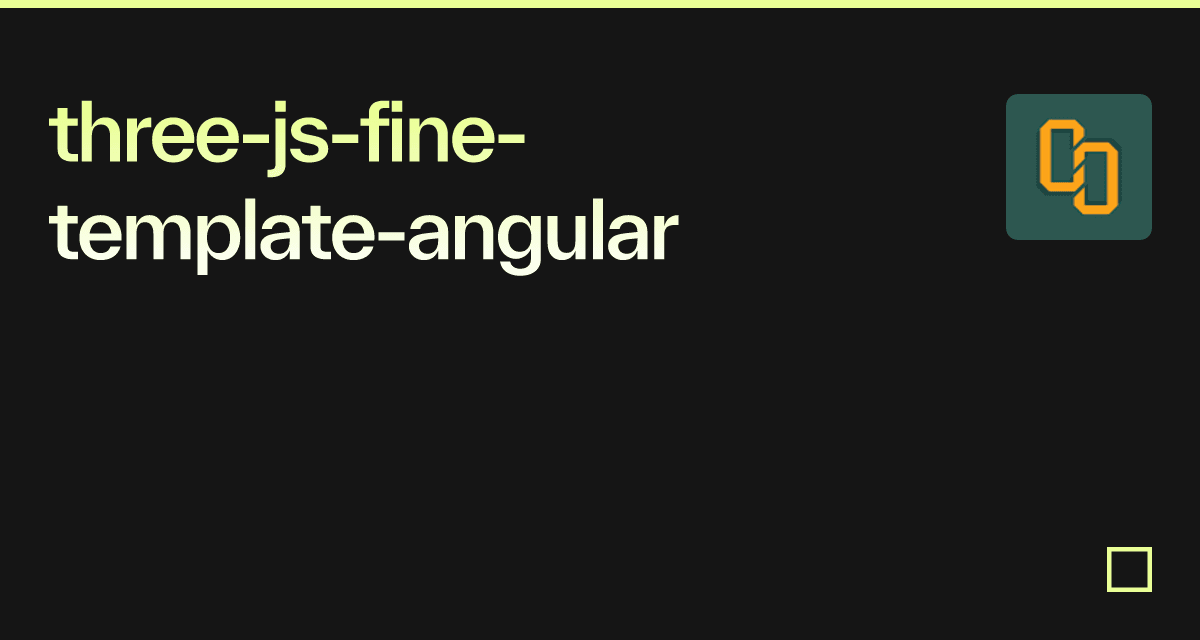 three-js-fine-template-angular - Codesandbox