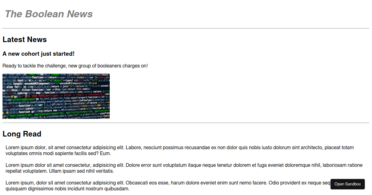 assignment-the-boolean-news - Codesandbox