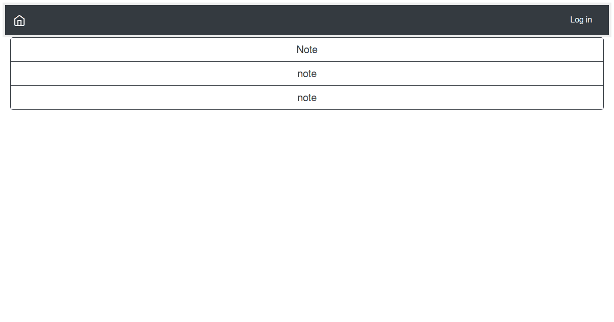 Notes app - Chapter 10 - Codesandbox