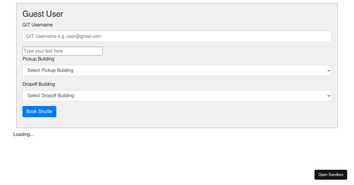 shuttle-app - Codesandbox