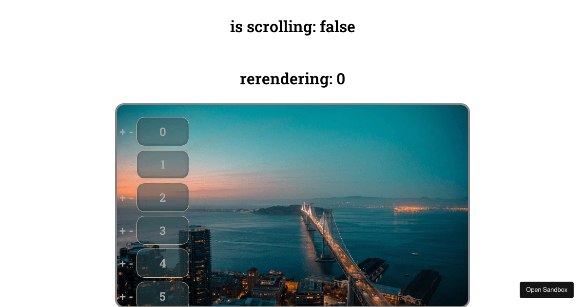 useDragScroll hook - Codesandbox