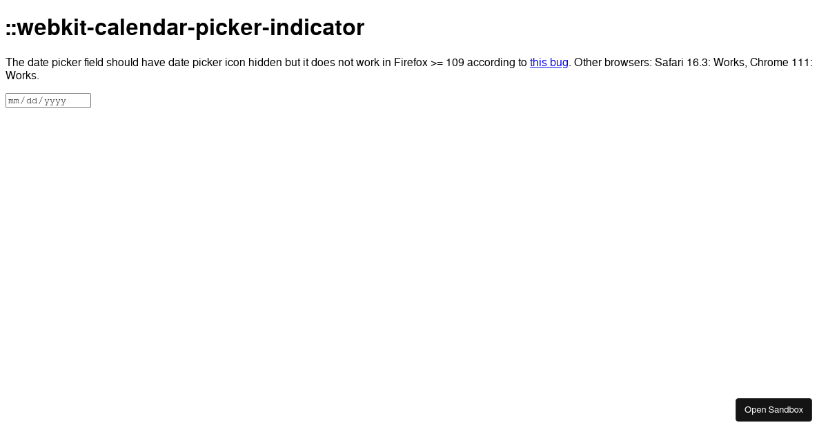 webkitcalendarpickerindicator Codesandbox