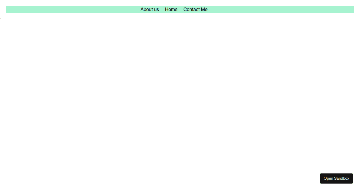 react - Codesandbox