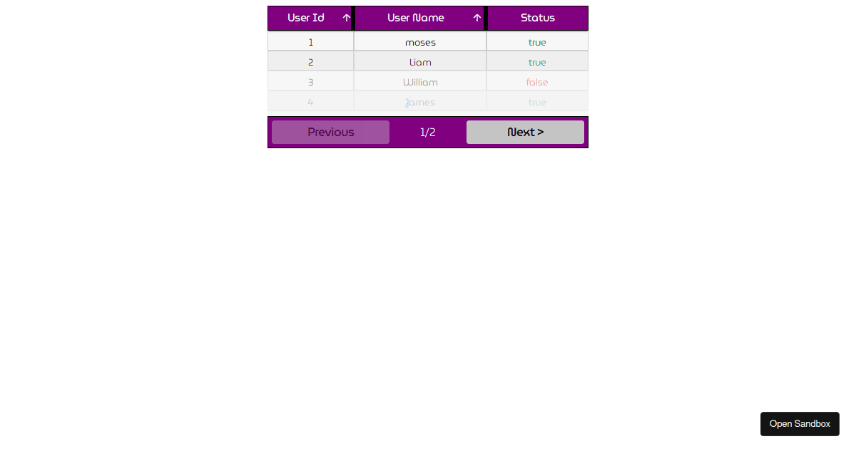 React-TBL (forked) - Codesandbox