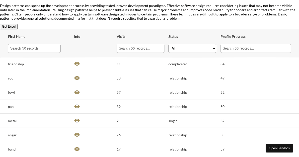 react-table excel export ea (forked) - Codesandbox