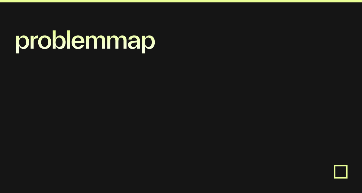 problemmap - Codesandbox