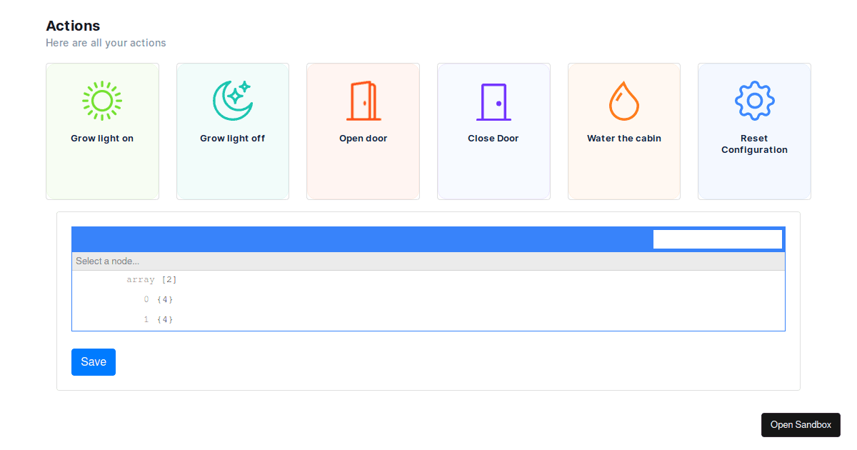 Dashboard - Codesandbox