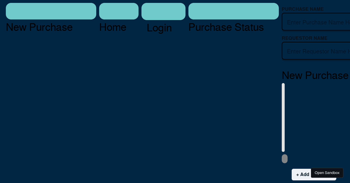 react - Codesandbox