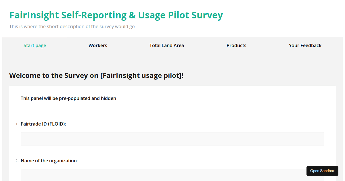 self-reporting-pilot - Codesandbox