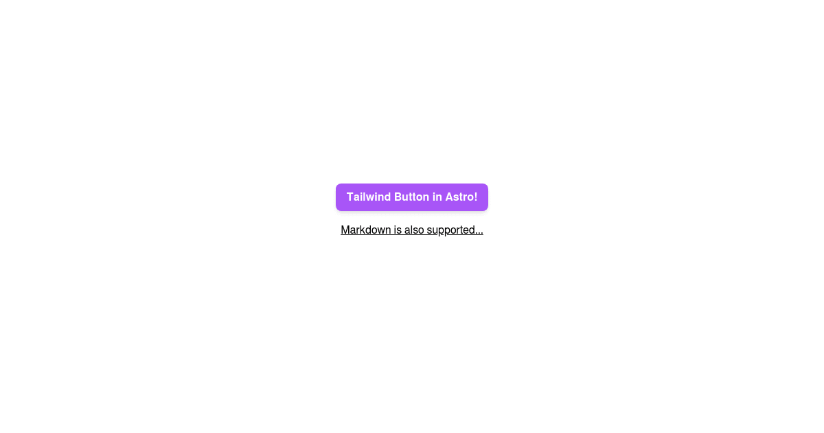 Astro Tailwind Starter - Codesandbox