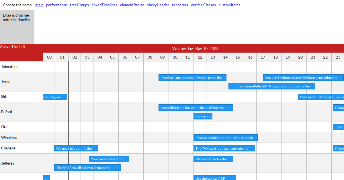 msand/react-calendar-timeline - Codesandbox