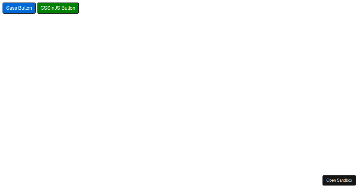 From Sass to CSSinJS: import directive - Codesandbox