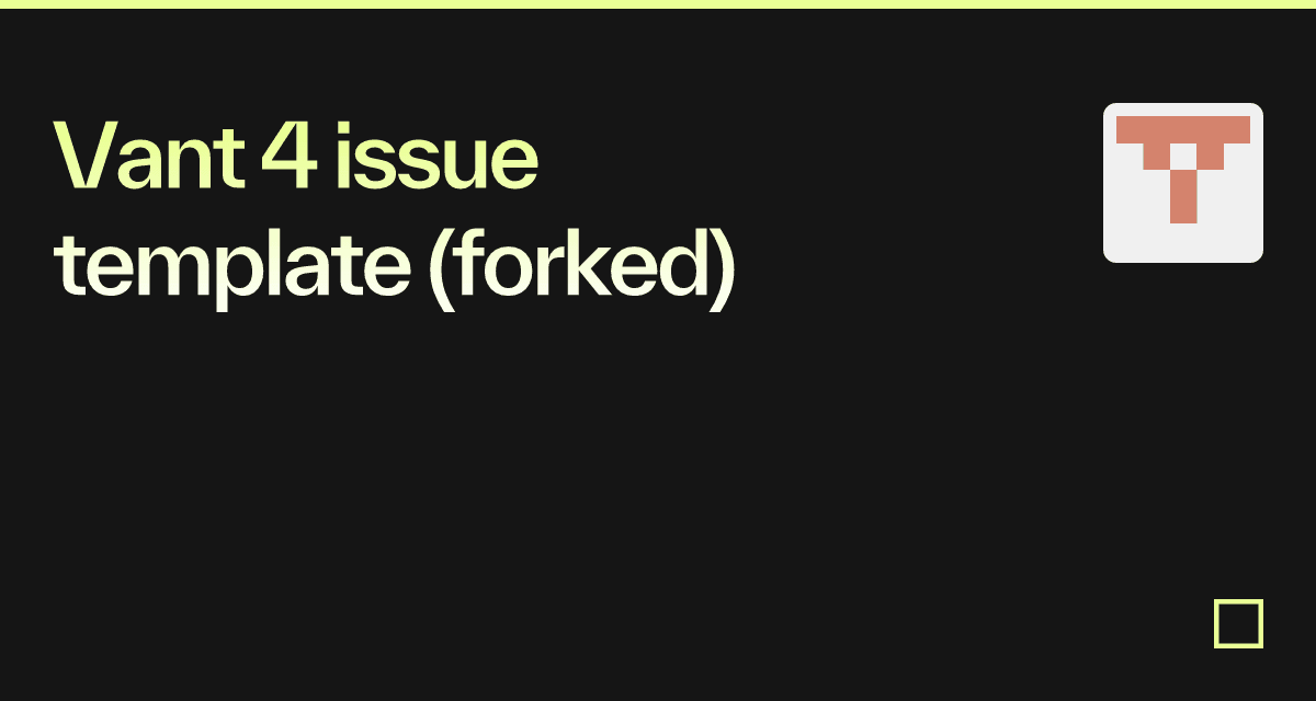 Vant 4 issue template (forked) - Codesandbox