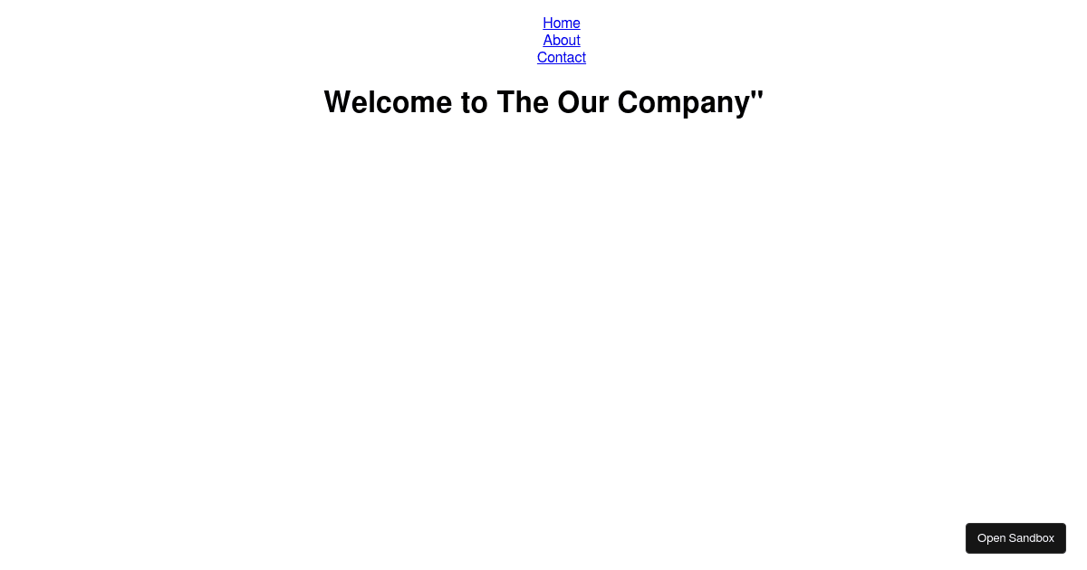 react - Codesandbox