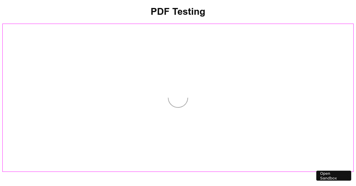 React PDF Viewer (forked) - Codesandbox