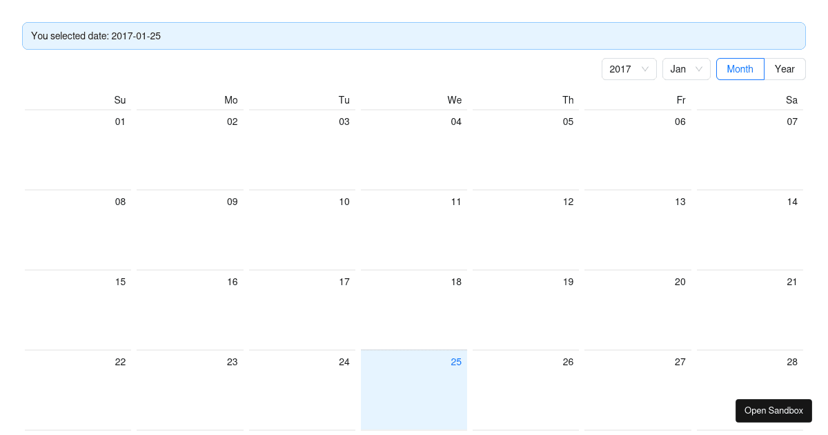 Selectable Calendar - antd@5.12.5 - Codesandbox