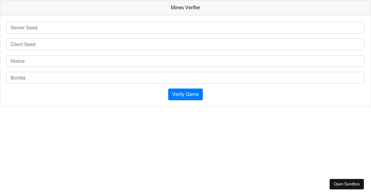 mines-verifier - Codesandbox