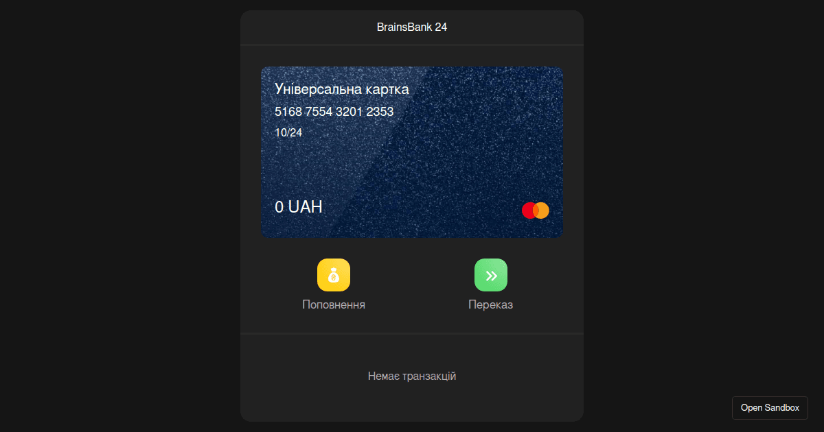 it-brains-privat-bank - Codesandbox