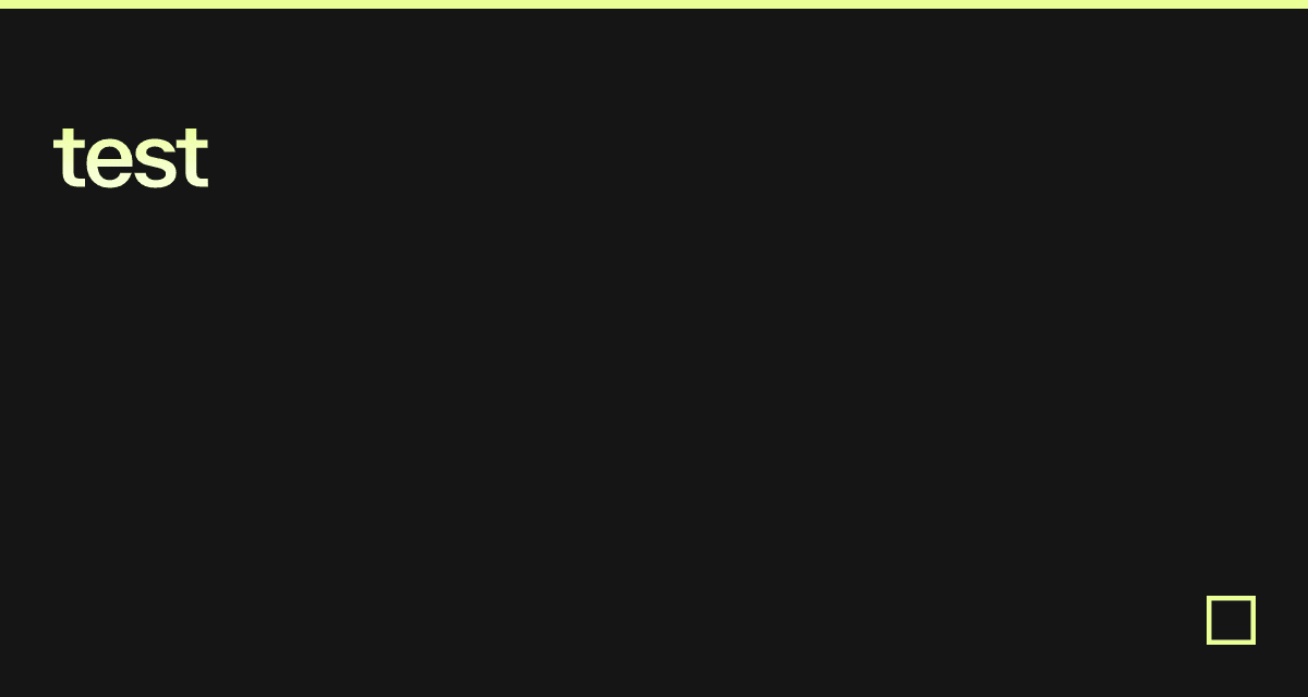 test - Codesandbox