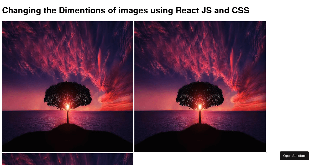 react - Codesandbox