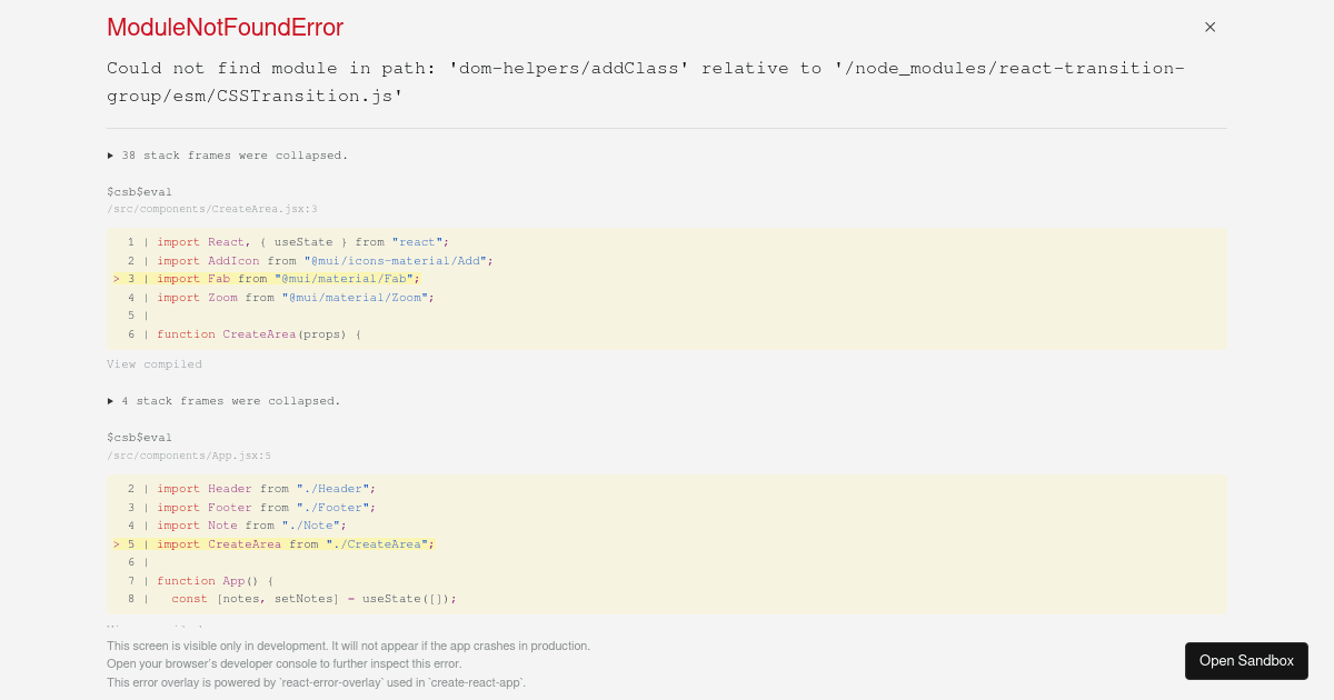 keeper - Codesandbox
