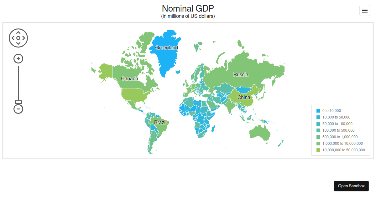 Maps Graph - Codesandbox