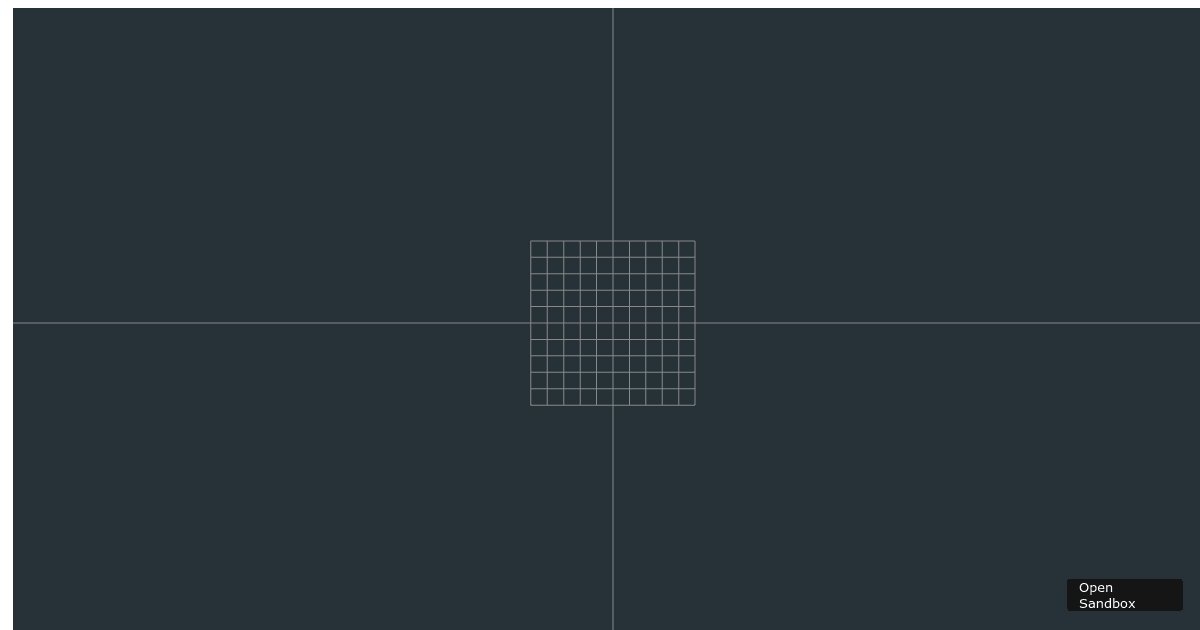 Three JS Grid Helper (forked) - Codesandbox