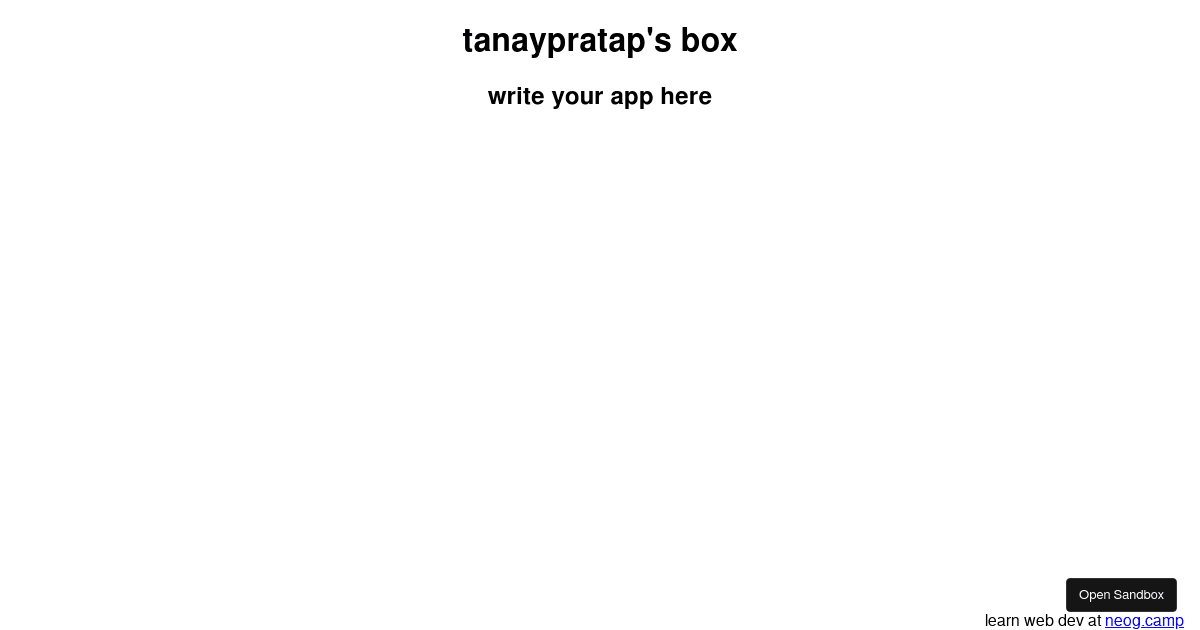 testing - Codesandbox