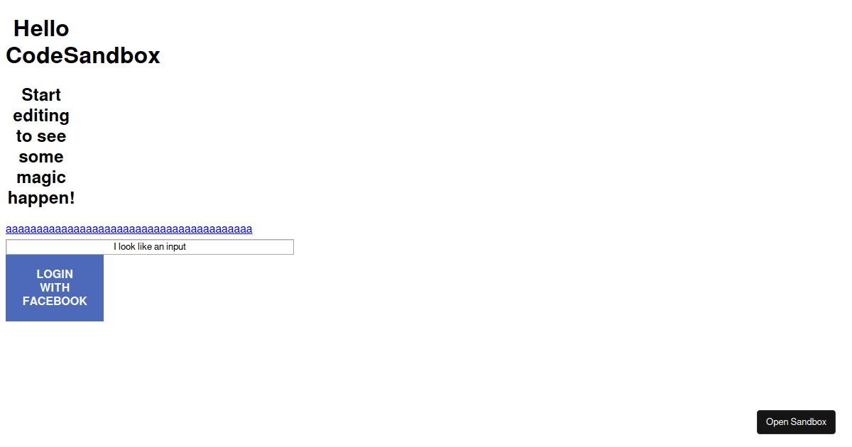 fb-login - Codesandbox