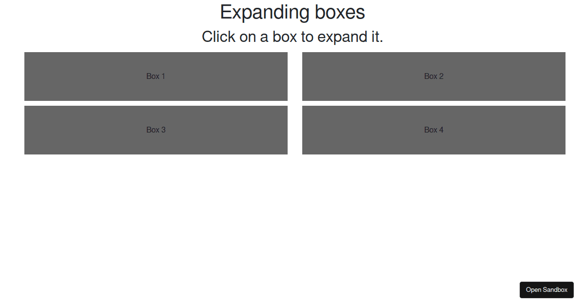 Expand Col - Codesandbox