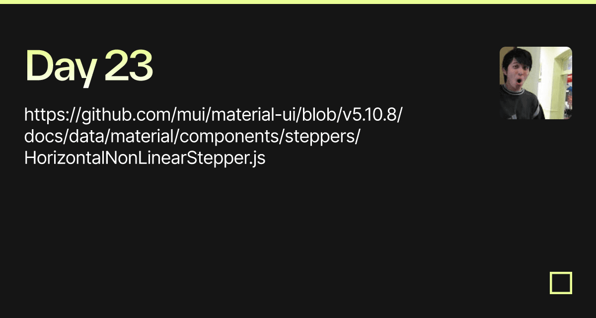 Day 23 - Codesandbox