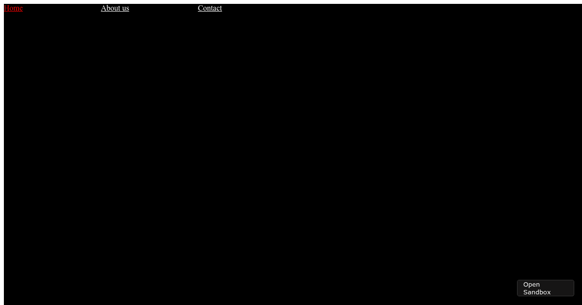 webgl image transition on view change (forked) - Codesandbox